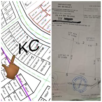 Parcelle 160m² avec titre foncier près de la route d\'Arta