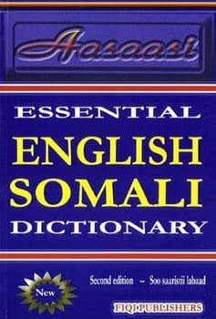 Dictionnaire Anglais-Somali pratique et éducatif en bon état