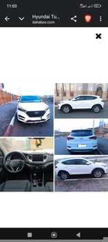 Hyundai Tucson 2017 diesel automatique avec caméras et climatisation
