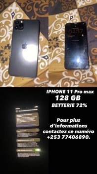 iPhone 11 Pro Max en bon état