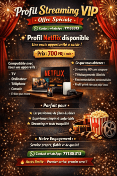 Abonnement Netflix en promotion pour divertissement varié