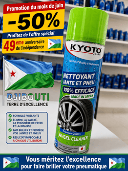 Nettoyant jantes et pneus Kyoto, qualité japonaise premium