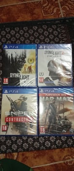 Jeux PS4 neufs avec emballage officiel