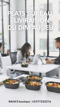Livraison de plats chauds au bureau
