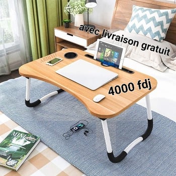 Table pliable multifonction en bois, légère et pratique