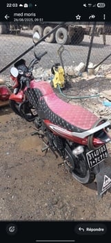 Moto TVS 100 en très bon état, économique et fiable