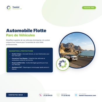 Assurance Automobile Flotte Takaful – Tamini Insurance