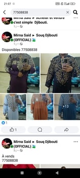 Jalabia unisexe disponibles en plusieurs couleurs free size
