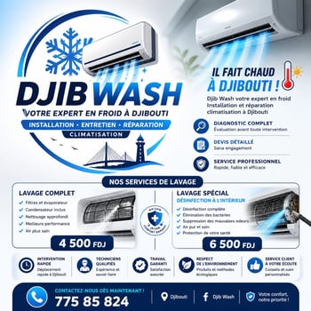 Service de lavage et installation climatisation