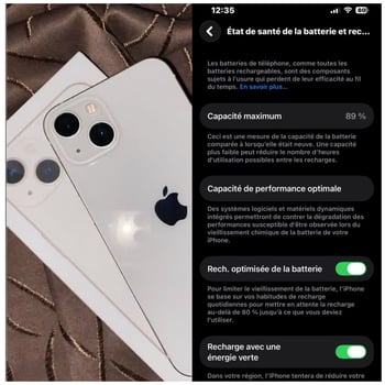 iPhone 13 Blanc 128 Go en excellent état
