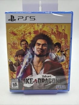 Jeux PS5 Like a Dragon et Yakuza en excellent état