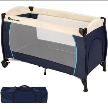 Lit parapluie Tectake neuf avec sac de transport