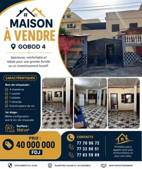 Maison 150 m² à Gabode 4 en bon état