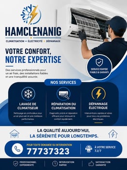 Société de nettoyage et dépannage de climatiseurs professionnels