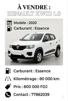 Renault Kwid 1.0 Essence en bon état