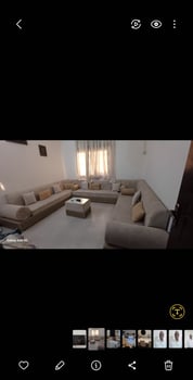 Salon saoudien complet de qualité avec télévision