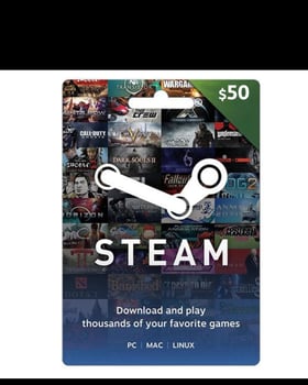 Carte cadeau Steam recherchée