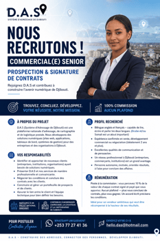 Commercial senior bilingue pour prospection et contrats