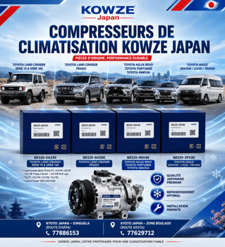 Compresseurs climatisation premium pour Toyota Land Cruiser et Prado