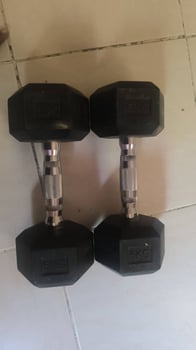 Lot de 2 haltères 5 kg de qualité supérieure