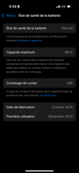 iPhone 16 Pro blanc en bon état