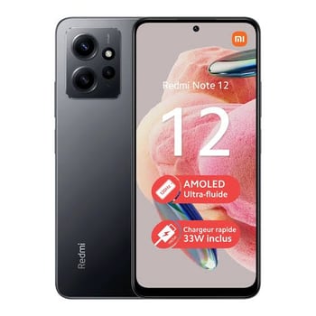Xiaomi Redmi Note 12, 1 an, batterie longue durée, excellent état