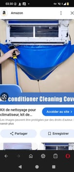 Lavage et expertise de climatiseur avec remplissage de gaz