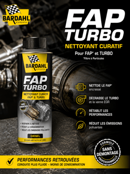 Nettoyant FAP Turbo Bardahl pour moteur diesel performant