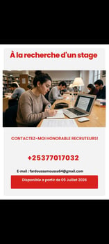 Recherche stage relation client et communication