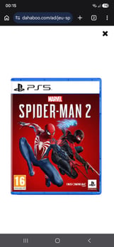 Spider-Man 2 PS5 version française comme neuf
