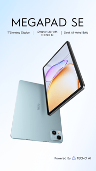 Techno MÉGAPAD SE 128 Go RAM 8 Go, utilisé 5 mois