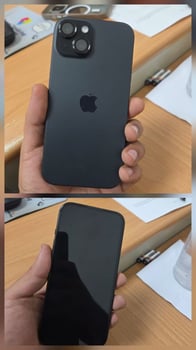 iPhone 15 128 Go noir en excellent état