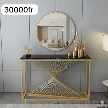 Décoration moderne et miroir rond en promotion