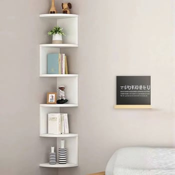 Étagère d\'angle moderne pour rangement et décoration
