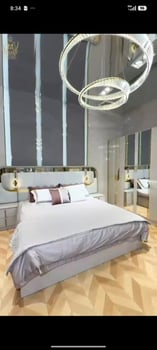 Ensemble chambre 8 pièces en MDF Premium avec lit XXL