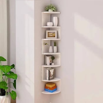 Étagère d\'angle moderne pour rangement et décoration