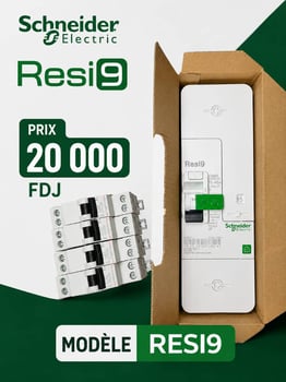 Ensemble électrique Schneider Electric Resi9 neuf pour habitation