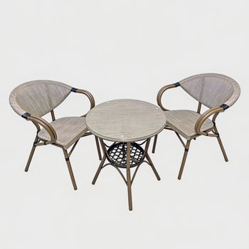 Ensemble table et 2 chaises de jardin neuves Turquie