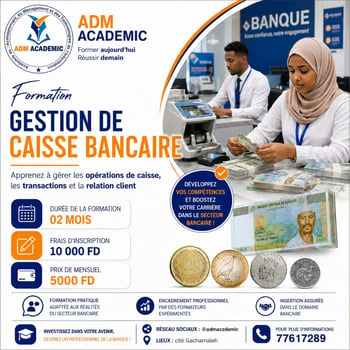 Formation gestion de caisse bancaire pratique et professionnelle