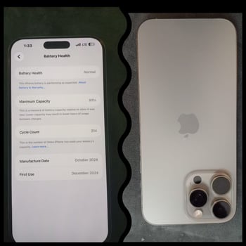 iPhone 16 Pro Max 256 Go avec coque et boîte