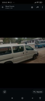 Mini bus diesel, boîte manuelle, en excellent état