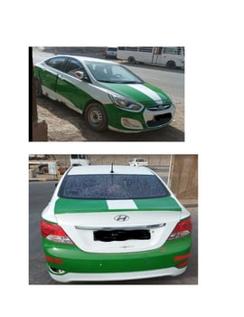 Hyundai Accent 2012, taxi, moteur 4 cylindres, manuelle