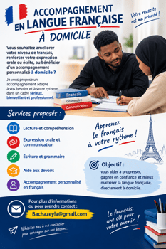 Accompagnement personnalisé en langue française à domicile