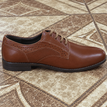 Chaussures homme cuir marron élégantes et classiques