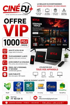 Compte Netflix VIP 4K Ultra HD, accès illimité sécurisé