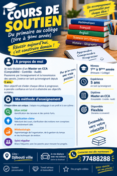 Cours particuliers soutien scolaire primaire et collège avec professeur expérimenté