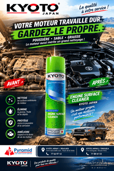Nettoyant moteur Kyoto Japan pour surfaces propres