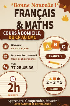 Enseignante à domicile pour soutien scolaire personnalisé