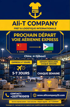 Fret maritime LCL Chine-Djibouti, départ octobre 2026