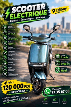 Moto électrique en très bon état 5 mois d\'utilisation